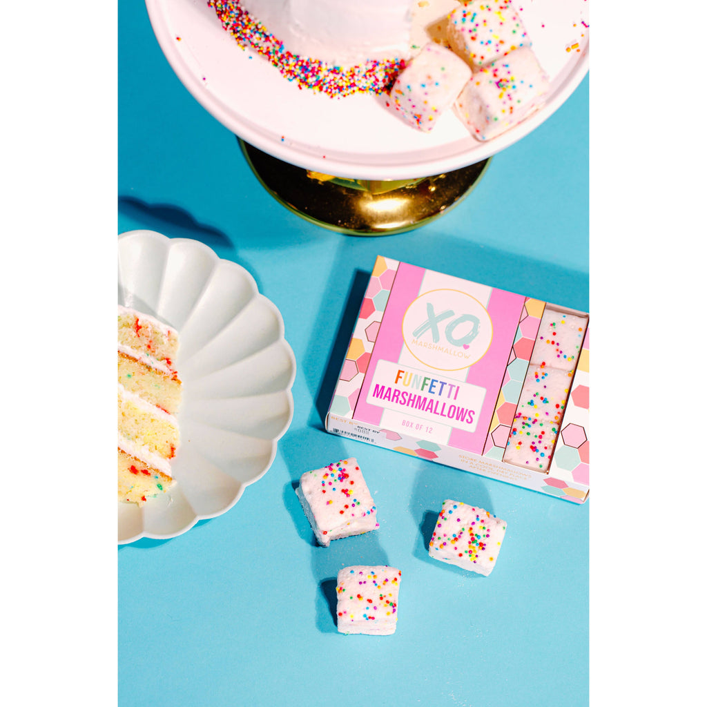 Funfetti Marshmallows / Gluten Free / Peanut Free / Dye Free
