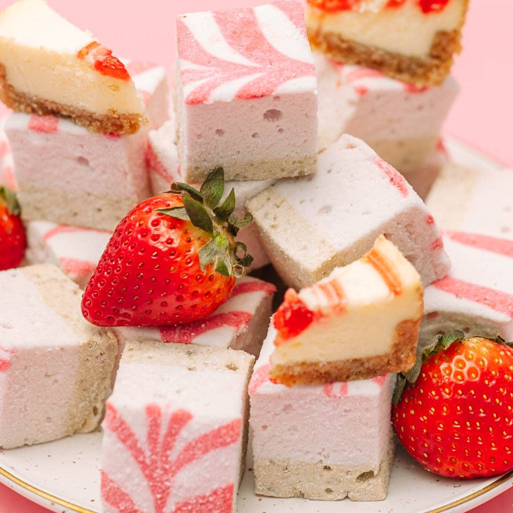 Strawberry Cheesecake Marshmallows / Gluten Free / Candy