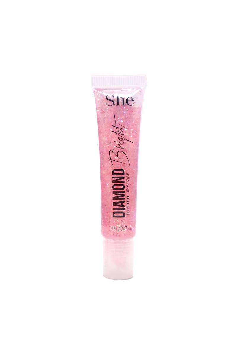 Makeup She LG780 Diamond Bright Glitter Lip Gloss - 36pc