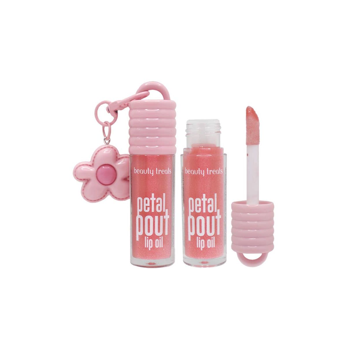 Beauty Treats 580 Petal Pout Lip Oil w/ Flower Charm - 24 pc