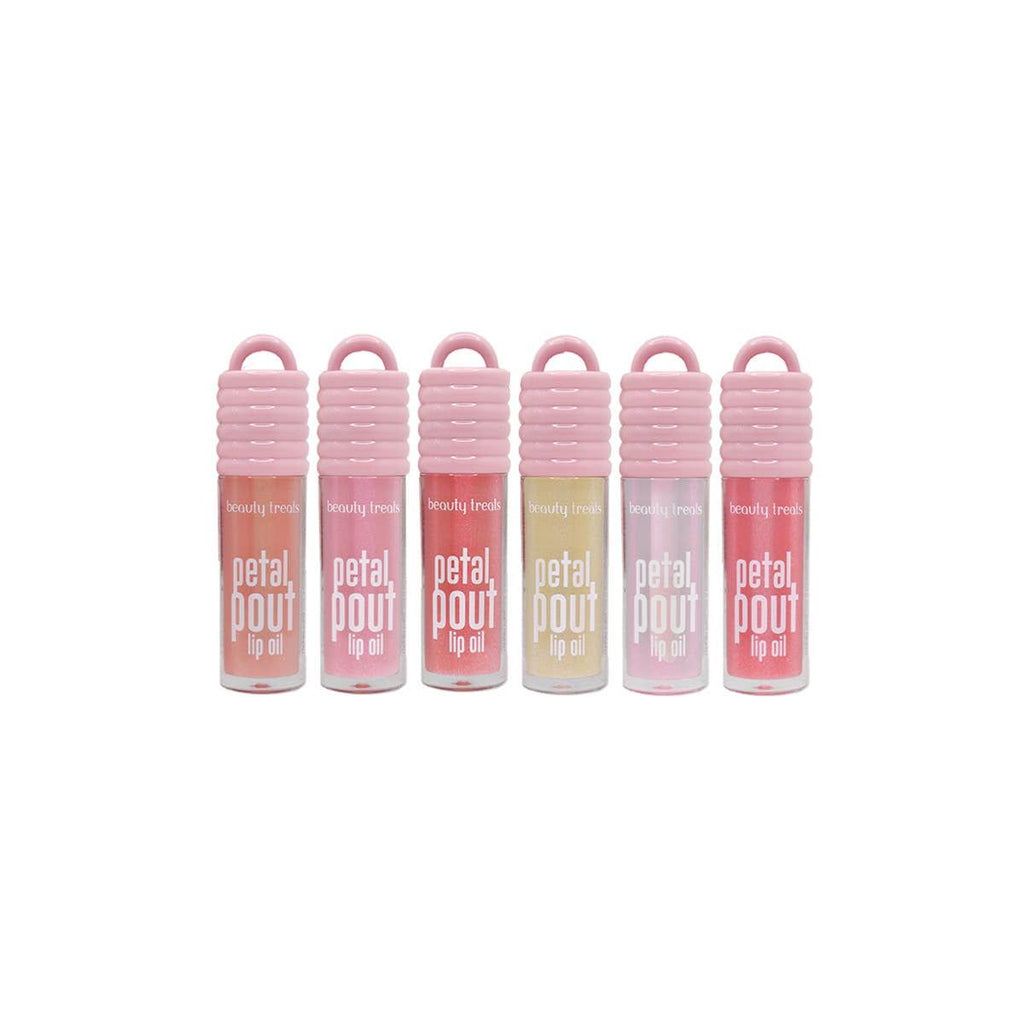 Beauty Treats 580 Petal Pout Lip Oil w/ Flower Charm - 24 pc