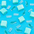 Sour Blue Raspberry Marshmallows / Gluten Free / Dye Free