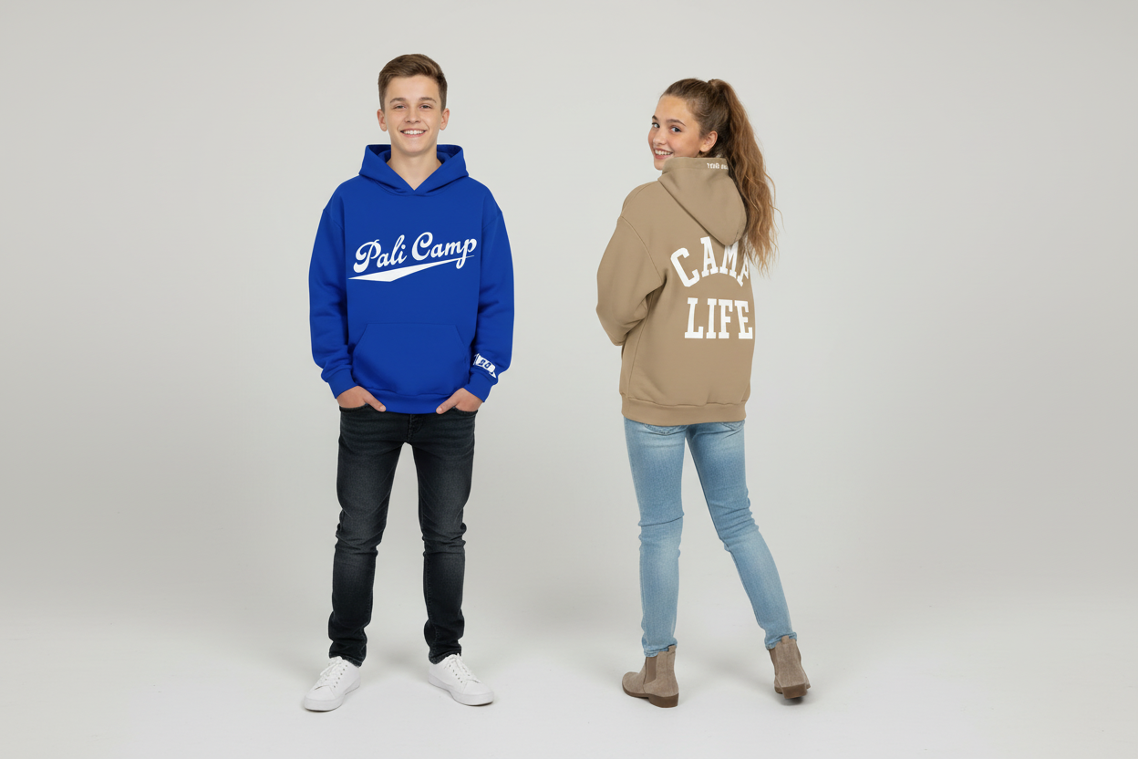 2026 Name Drop Hoodies with Embroidered Hood (Pre-Order for Summer Camp)