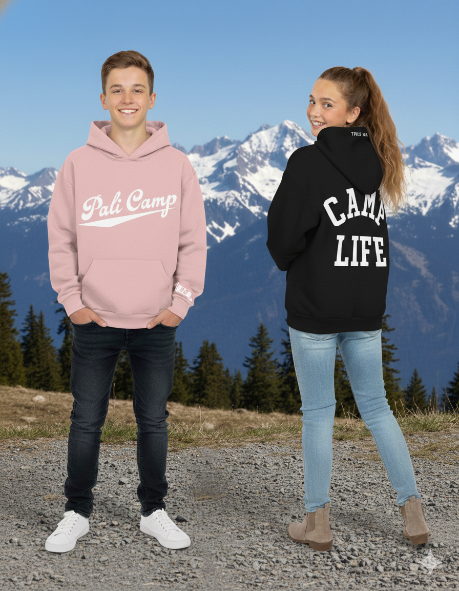 2026 Name Drop Hoodies with Embroidered Hood (Pre-Order for Summer Camp)