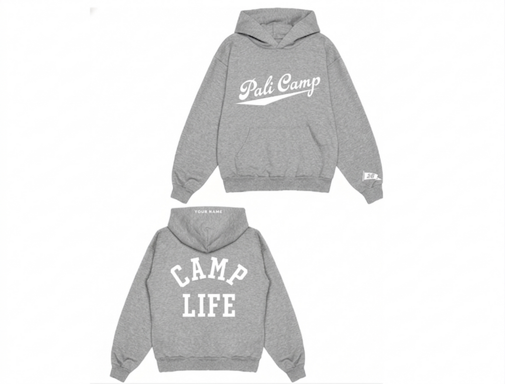 2026 Name Drop Hoodies with Embroidered Hood (Pre-Order for Summer Camp)