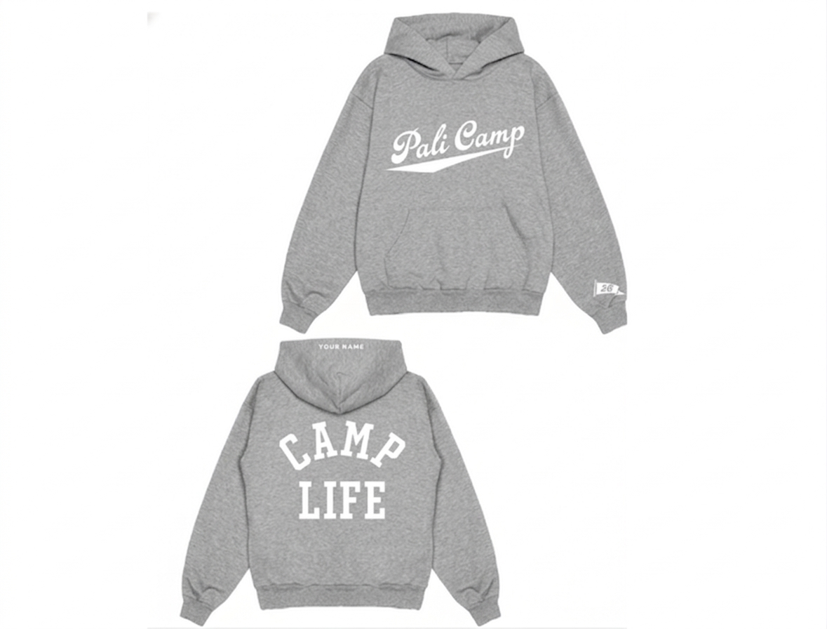 2026 Name Drop Hoodies with Embroidered Hood (Pre-Order for Summer Camp)