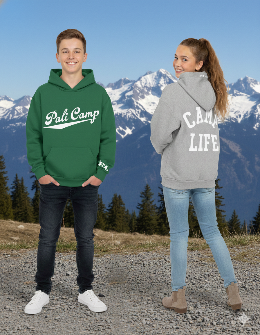 2026 Name Drop Hoodies with Embroidered Hood (Pre-Order for Summer Camp)