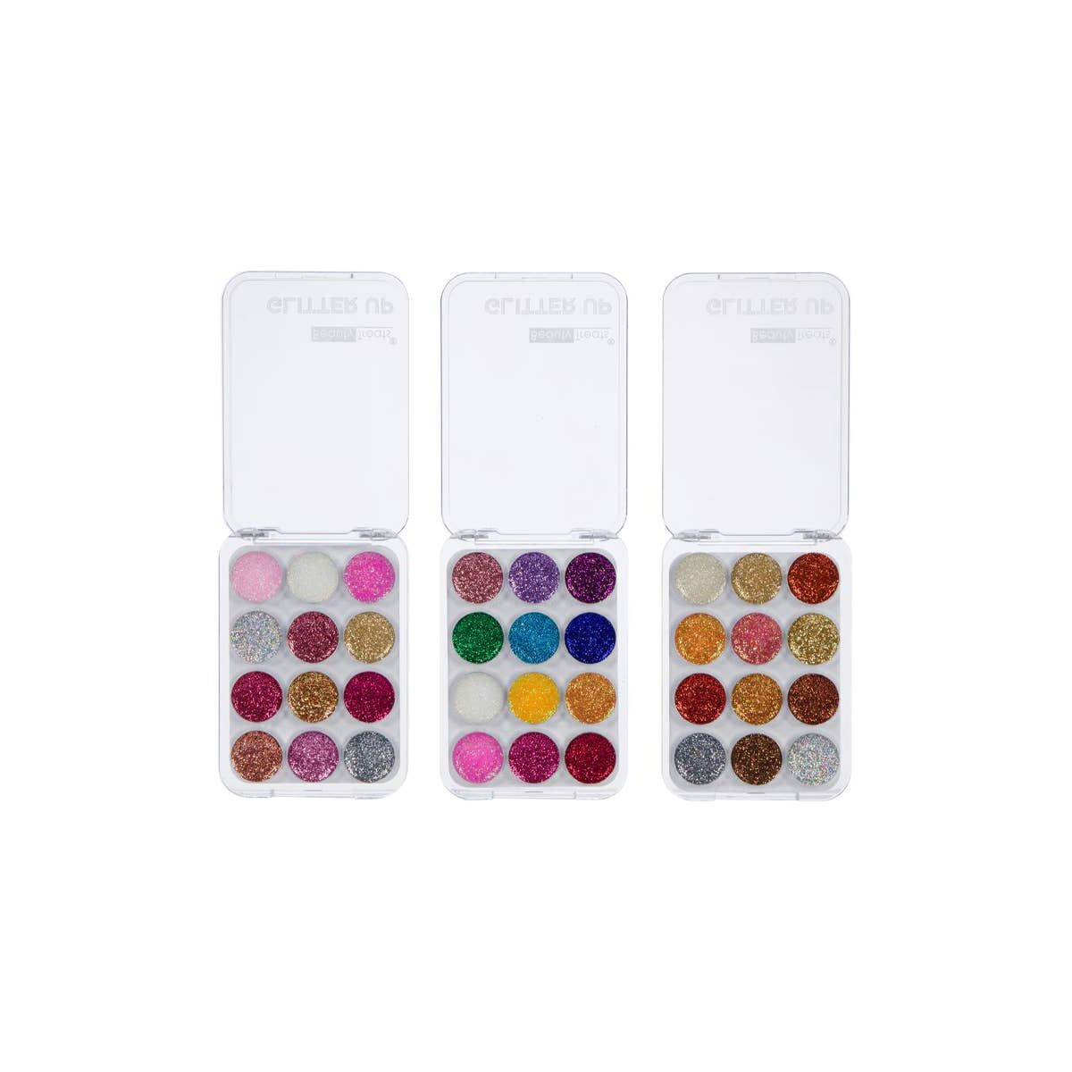 Beauty Treats 741 Glitter Up 12 Color Glitter Palette - 24pc
