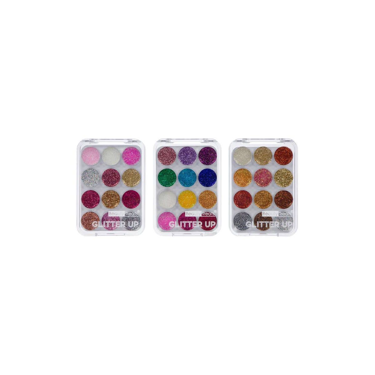 Beauty Treats 741 Glitter Up 12 Color Glitter Palette - 24pc