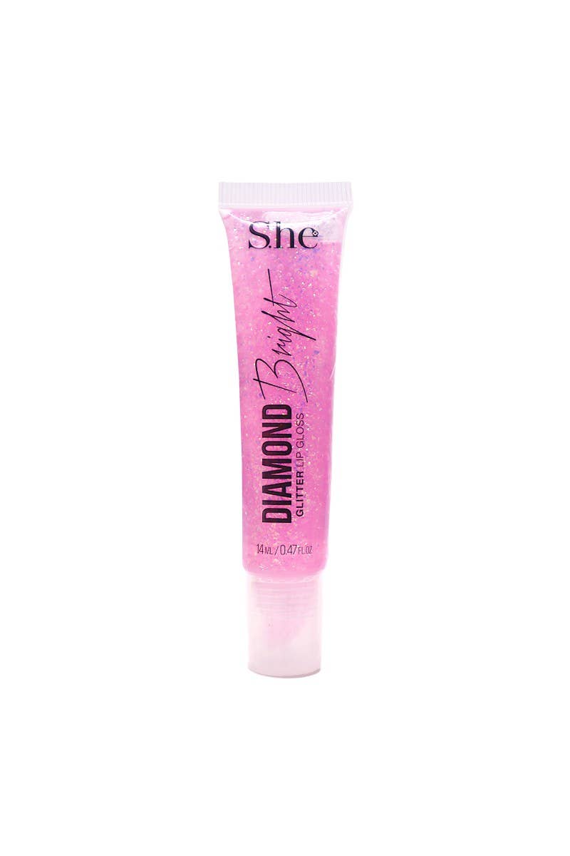 Makeup She LG780 Diamond Bright Glitter Lip Gloss - 36pc