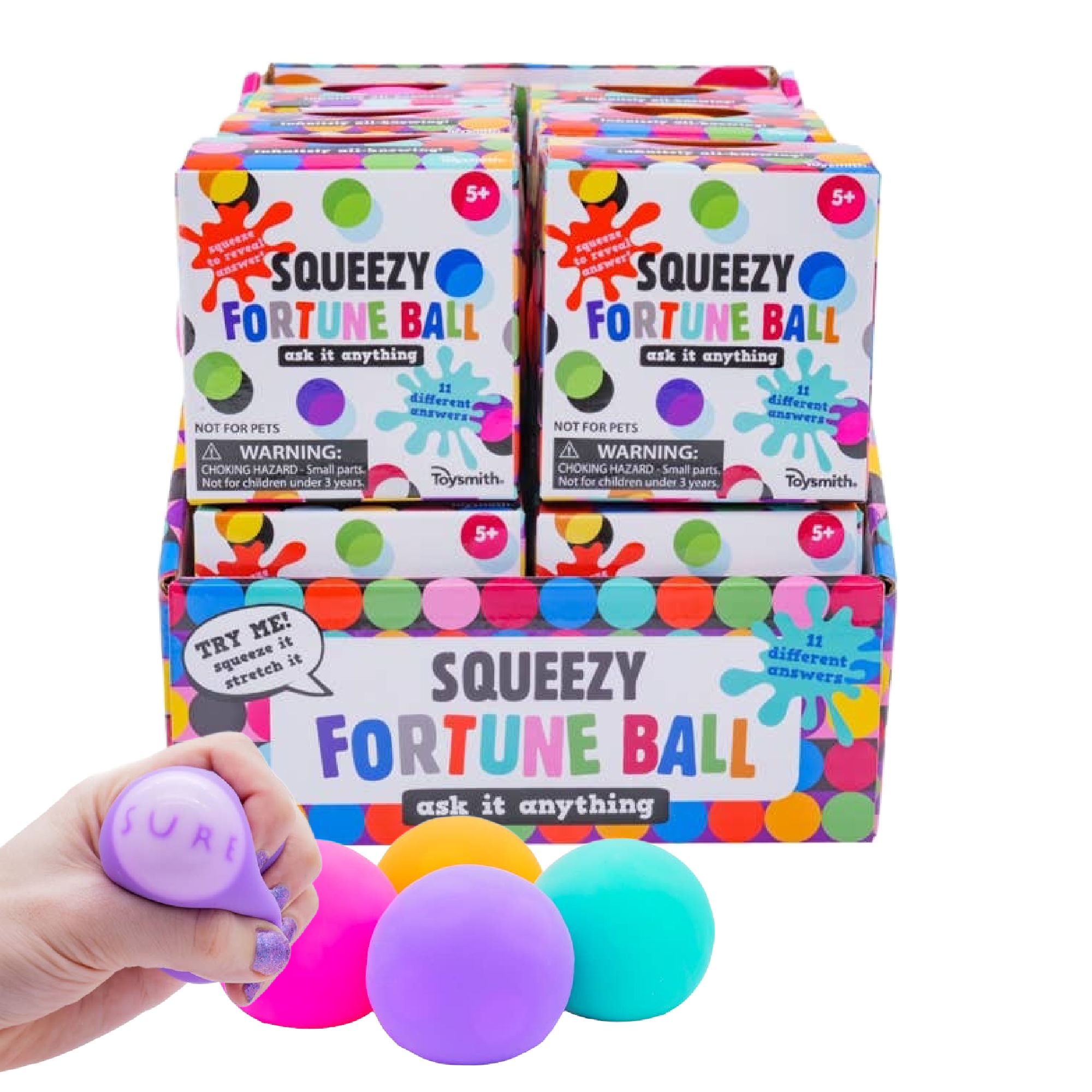 Toysmith Squeezy Fortune Ball